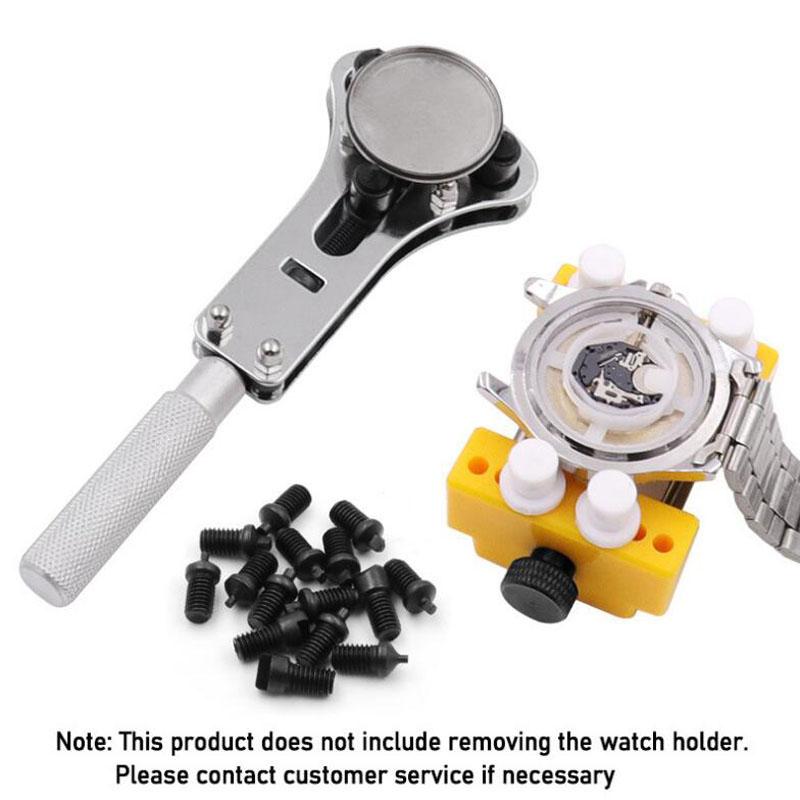 Adjustable Watch Back Case Cover Opener Remover Wrench Repair Kit Tool Screw Case Opening Wrench Remover Universal Watch Opener