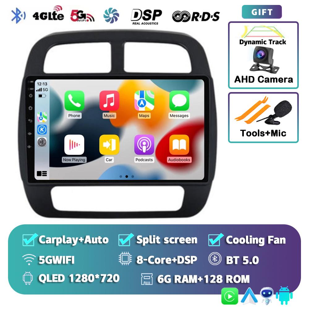 Для Renault KWID K-ZE Dacia весна 2015-2019 Android 14 Carplay Auto WIFI+4G автомобильное радио мультимедиа видеоплеер GPS 2din стерео