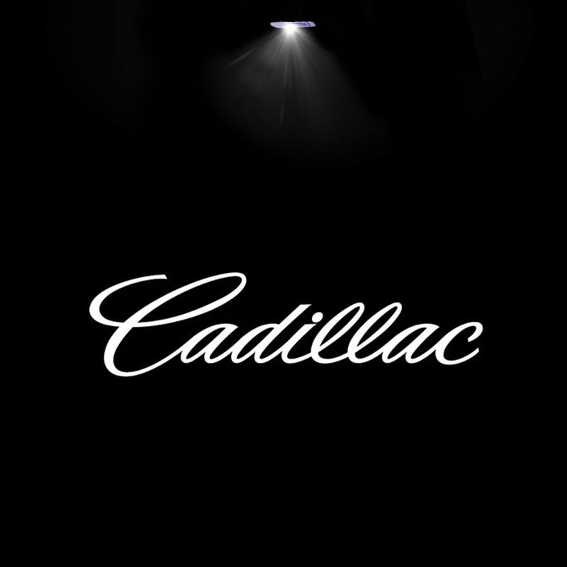 2Pcs Car Door Welcome LED Projector Laser Logo Door Light For Cadillac CT5 CT6 XT4 XT5 XT6 ATS SRX XTS CTS accessories