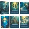 GZSYXHJYXGS Sea of ??Wisdom Oracle Cards, Mystical Creatures Undersea Oracle Cards, Underwater and Nautical Themed Oracle Deck, Oracle Cards for Begin