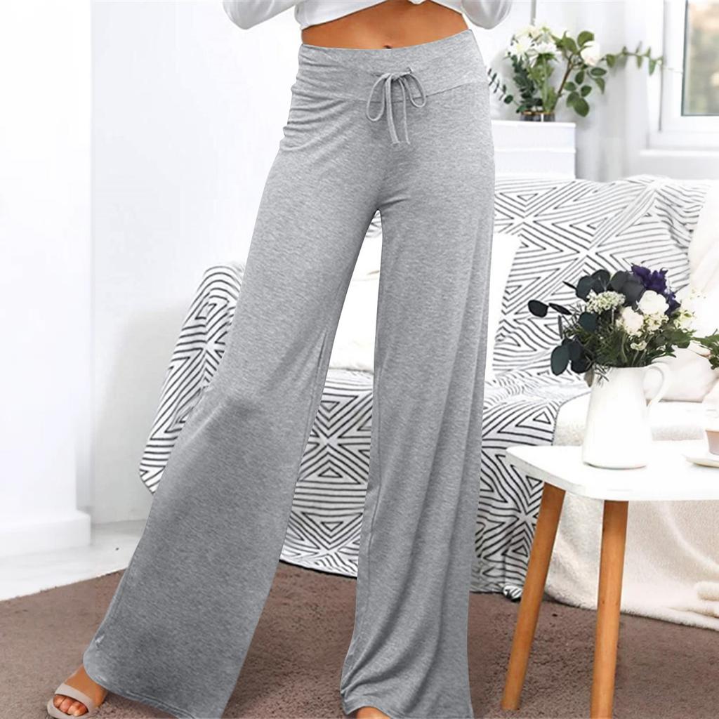 Women's Wide-leg Yoga Pants With High-waisted Sports Trousers