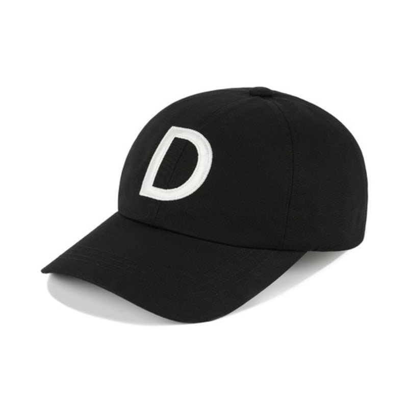 DEINET D LOGO CAP IN BLACK