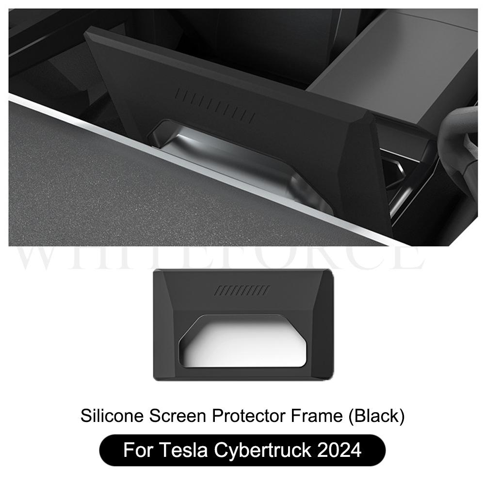For Tesla Cybertruck 2025 Storage Box Storage Organizer Case Tray Under The Central Control Screen Behind The Screen Storage Box