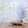 Decoration Paper Clamp Heart Shape Photos Clips Table Numbers Holder Clamps Stand Place Card