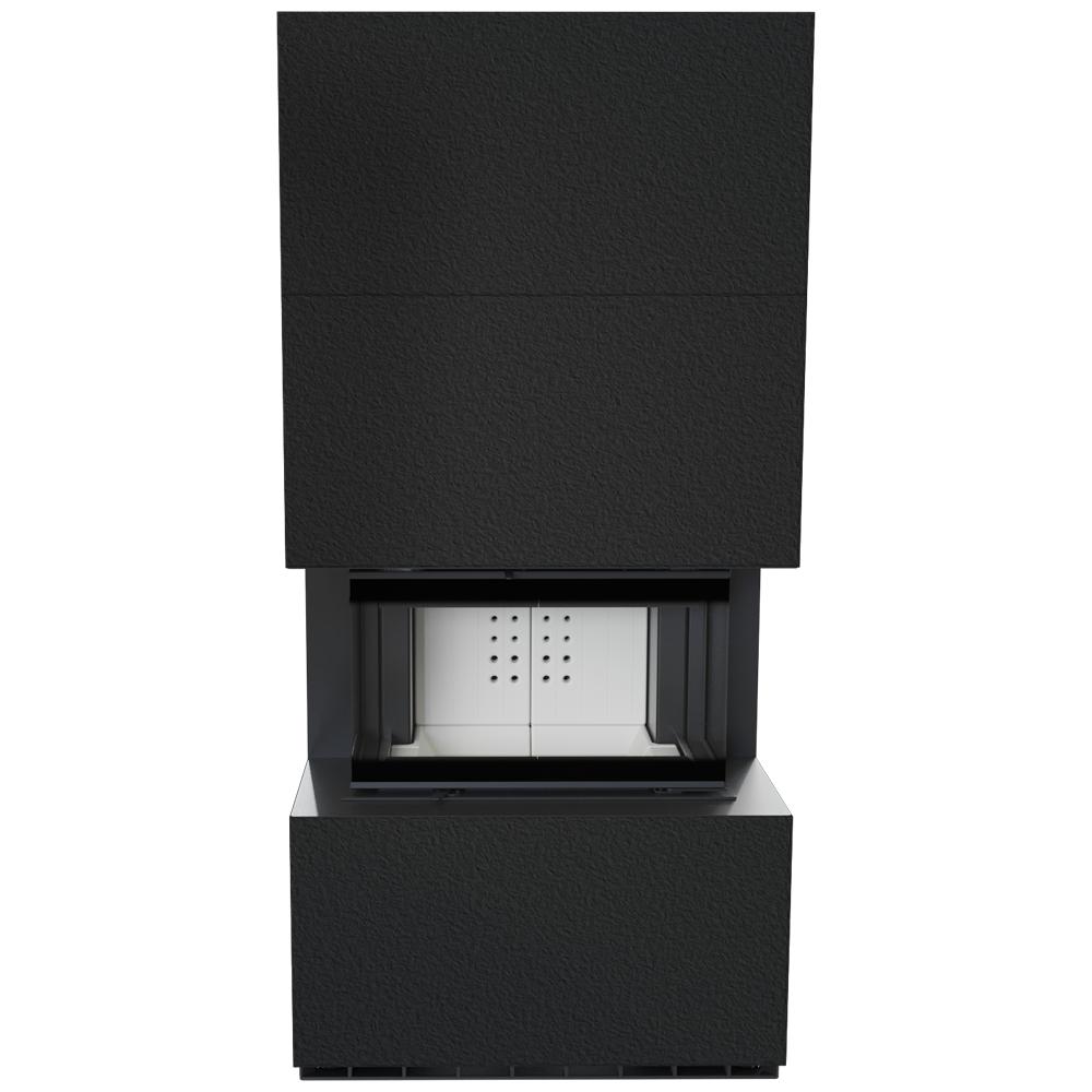 Traditional fireplace KRATKI NBC 7kW Modular Zimbabwe Nero