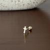 MARQUEMENT 14K Golden Cross Piercing