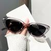 Fashion Sunglasses Woman Brand Designer Vintage Triangular Cat Eye Glasses  Outdoors Sunshade Eyewear UV400