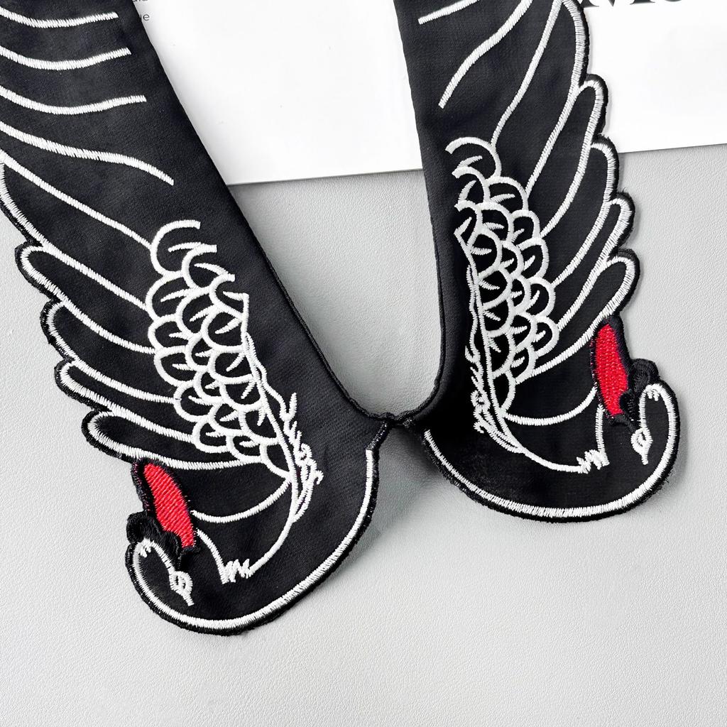 Embroidery Antique Fake Collar Horse Dress Cheongsam Tang Suit Versatile Accessories Clothing Accessories Lace National Style Fake Collar