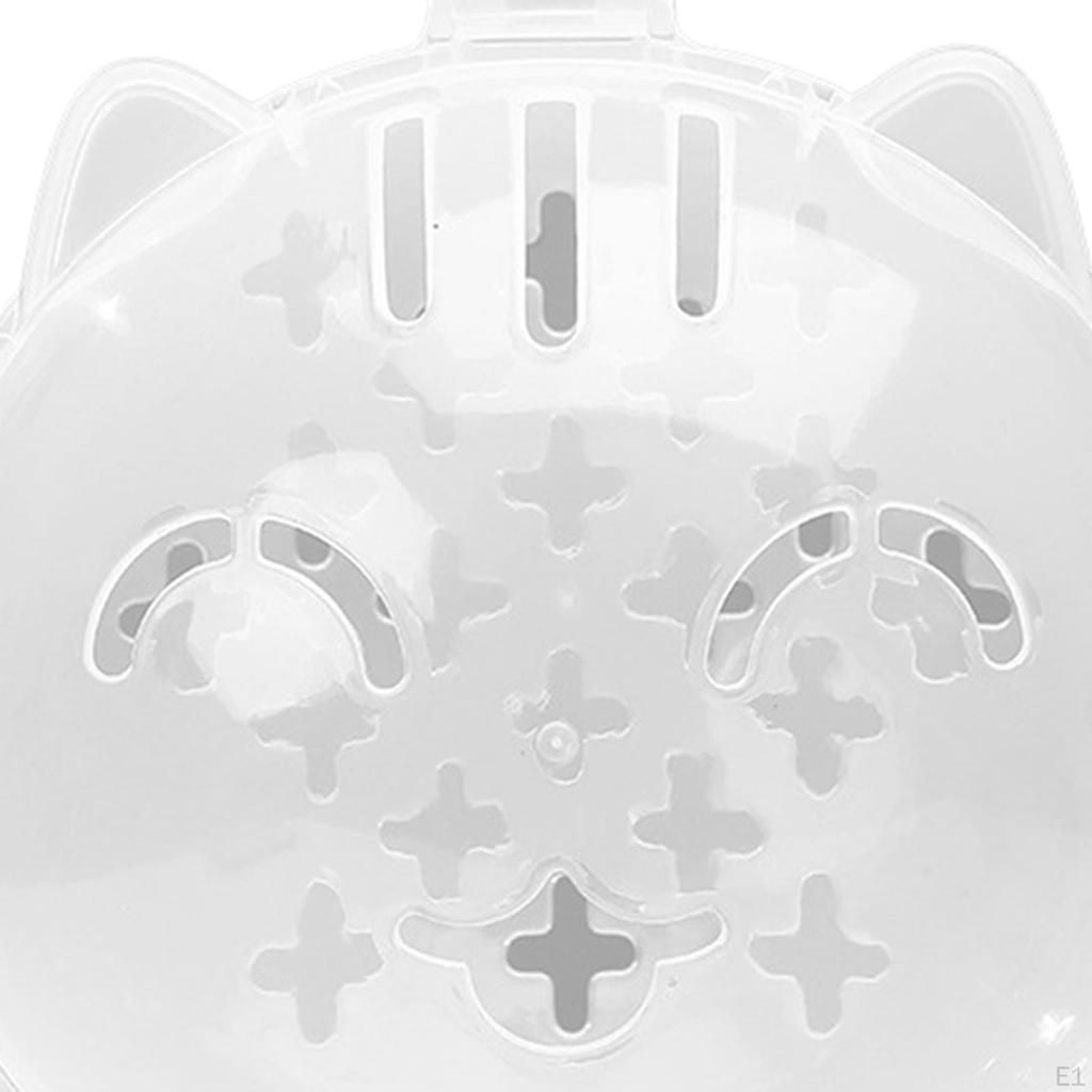 Cat Muzzle Breathable Hood Lightweight Anti Scratch Pet Mouth Cover Transparent for Bathing