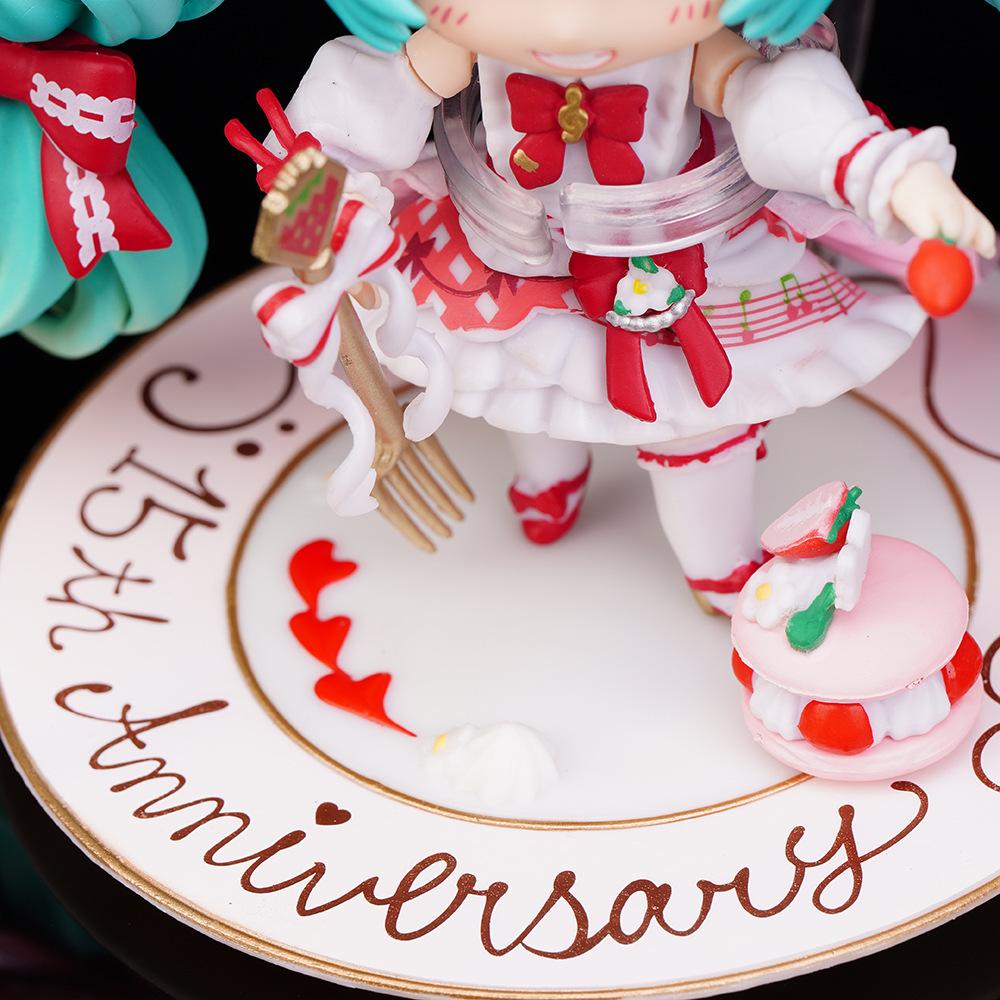 1939 C Аниме Фигурка Мику 15-летие Клубничный Торт Фигурка Статуя из ПВХ Коллекция Модель Игрушки Подарки
