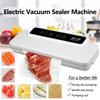 Household Food Vacuum Sealer Electric Packaging Machine Film Sealer Vacuum Packer Sealing Dry Wet Food with 10Pcs Bags