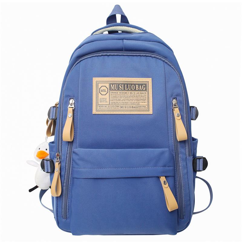 School Bag Male Junior High School High School High School High Capacity College Student Middle School Student Computer Boys Backpack Girls Burden