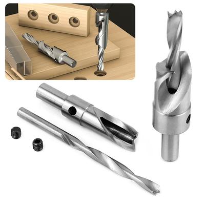 Punching High Speed Steel Counterbore Drill Bit Countersunk Head Salad Drill Woodworking Drill Flat Bottom Drill Bit