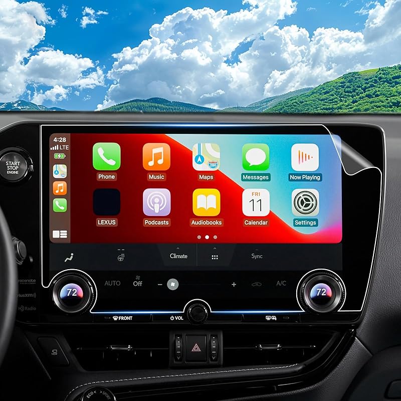 SHAOHAO for 2024 Lexus NX 250 Screen Protector, for 2022-2024 Lexus NX 250,NX 350, NX 350h, NX 450+ Touch Screen 14 In NX 250 NX 350 2023 2024 Screen