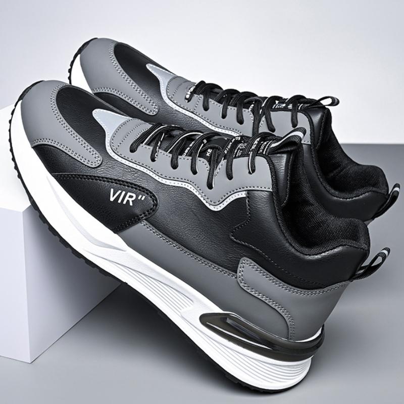 Модная мужская повседневная обувь, удобная мужская классическая спортивная обувь на платформе, кроссовки на плоской подошве, износостойкие спортивные кроссовки для мужчин, вулканизированная обувь