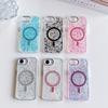 KEYSION Luxuxy Glitter Magnetic Phone Case for MagSafe for iPhone 17e 16e Soft TPU+PC Shockproof Back Cover for iPhone 16e 17e