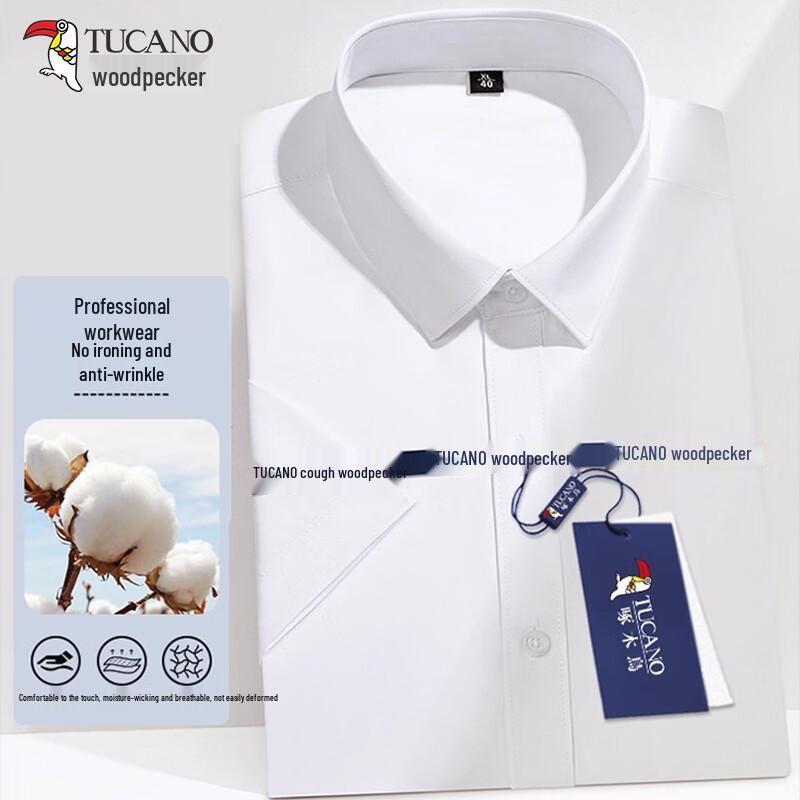 Мужская рубашка Woodpecker Business Casual без глажки