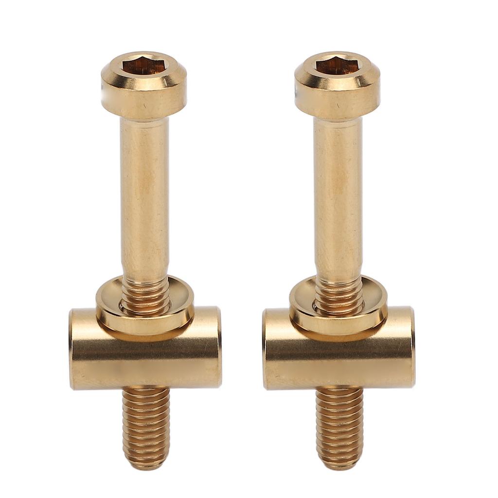 2pcs M5x40mm Ti Alloy Bike Seat Post Fixing Bolts Bike Seatpost Screws Cycling Accessories for Bike