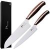 Two-piece Kitchen Knife Set (Santoku and Petty) [Wa NAGOMI] "Mitsuboshi Cutlery, Founded In 1873" All-purpose Knife Set