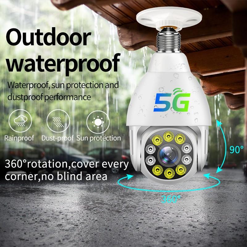 LS VISION 1080P 360° WiFi Wireless Surveillance Camera RC Night Vision Automatic Body Tracking Alarm 8x Digital Zoom Security Baby Monitor