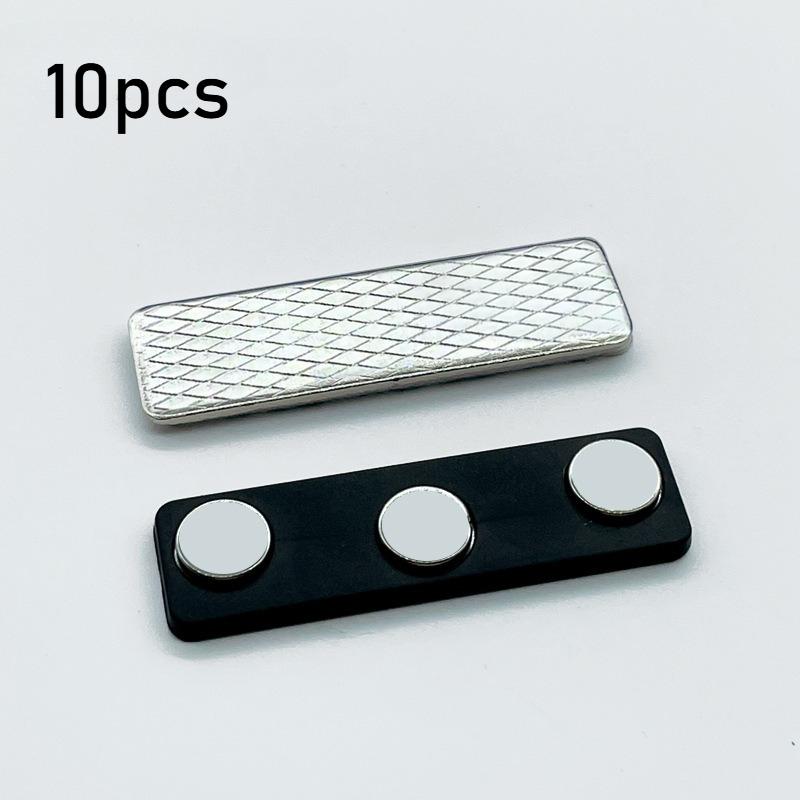 10/30 шт. Магнитные держатели для бейджей с прочными магнитными зажимами - Прочные железные бейджи для офиса - Надежная демонстрация имени