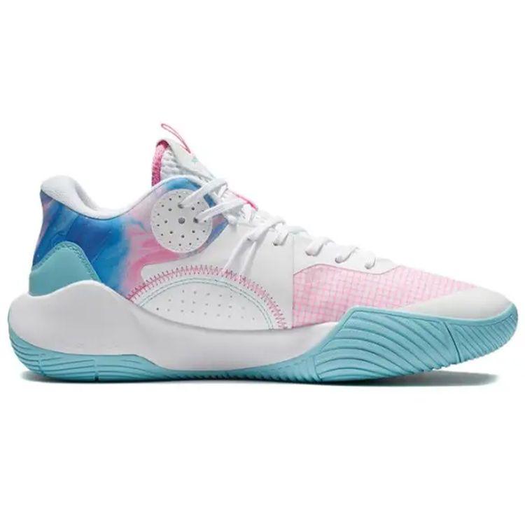 Li-Ning Sonic Team Low White Prism Розовые мужские кроссовки Standard-White ABPS023-1