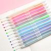 12pcs Color Gel Ink Pen Ballpoint 0.5mm Roller Ball Marker Liner Drawing Pens Office School D6127