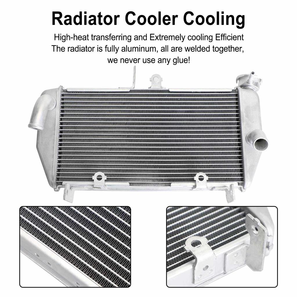 Silver Radiator Cooler Cooling Fit For Yamaha YZF R3 YZF-R3 YZFR3 2015-2021
