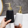 Керамический дозатор для мыла 10,15 унций (300 мл), Аксессуары для ванной комнаты, Нажимной дозатор с помпой, Бутылка для мытья рук на кухню, 1 шт.