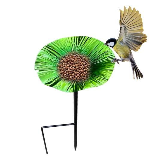 Кормушка для птиц на открытом воздухе, стойка для цветов, прочная, для наружного использования, для сада, патио, двора, газона, металлическая ванна для птиц, чаша, станция для полива, устройство для кормления