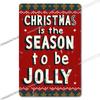 Retro Metal Signs Christmas Quotes Home Decor Wall Art Vintage Tin Plaques Family Holiday Decoration