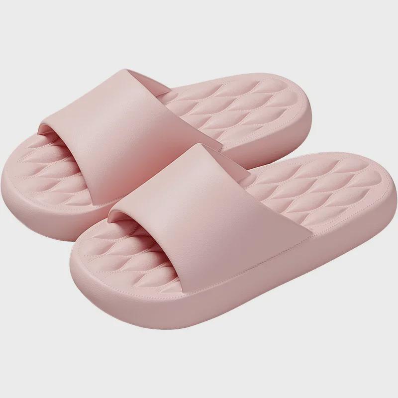 Мужские нескользящие сандалии для ванной комнаты - удобные летние тапочки с мягкой подошвой