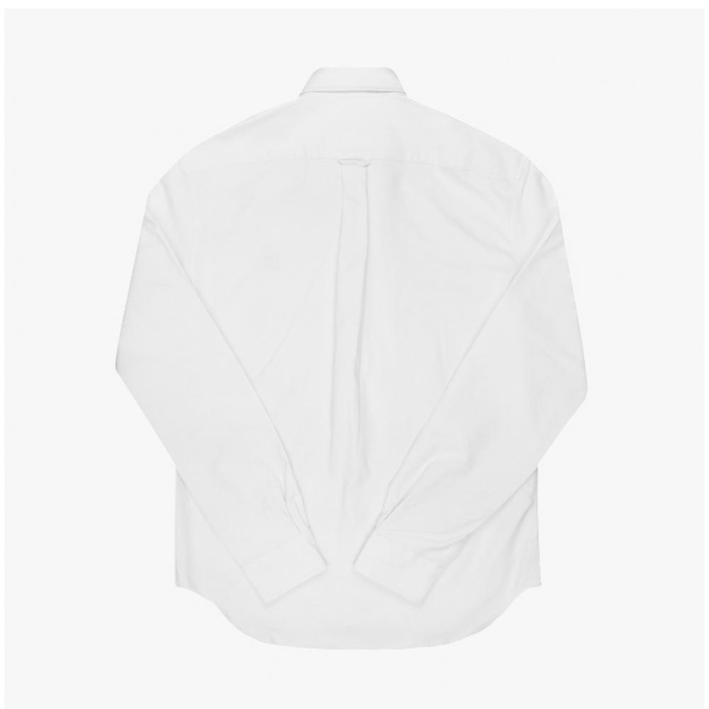 Maison Kitsune Mm00413wc5012 P100 Рубашка мужская оксфорд с нашивкой Mini Fox Head