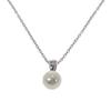 Necklace K18 White gold/Pearl Women