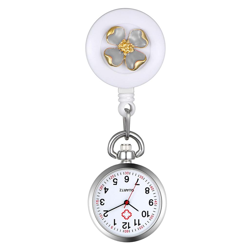 Карманные часы Lancardo Nurse для клипсы, легко покрываются лаком, 3 цвета, растягиваются, для медсестер, тип, унисекс, цифры, для чтения, женские, лепестки, милые,
