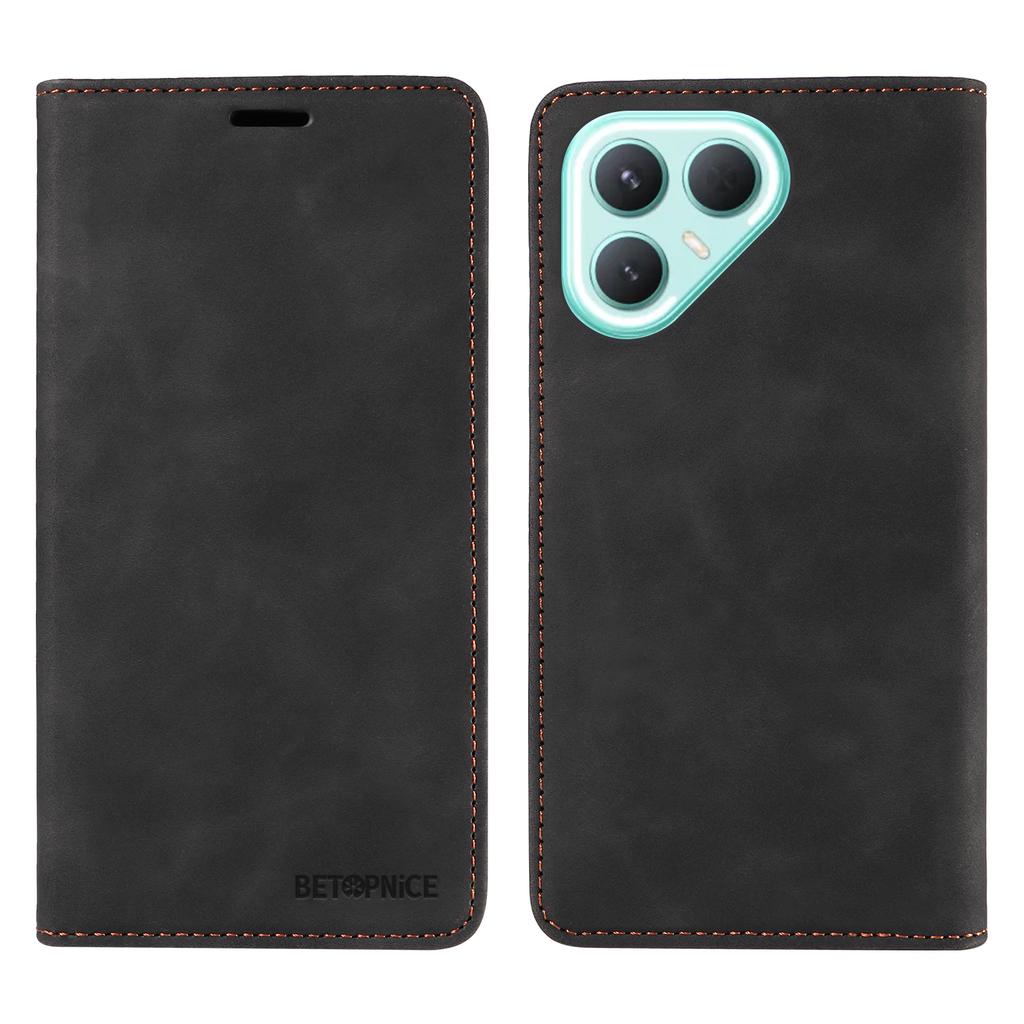 Чехол-кошелек BETOPNICE с магнитной застежкой и RFID-блокировкой, подставкой для телефона, из кожи, для TECNO Pova 7 Pro 5G