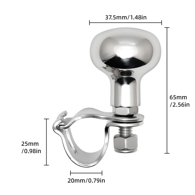 316 Steering Wheel Knob Auxiliary Boosters Ball Handle Stainless Steel Boat Accessory Steering Wheel Truck Boat Yacht