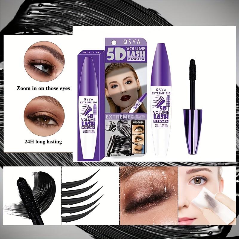 5D Curl & Volume Mascara Waterproof Smudge-Proof Formaldehyde-Free For Lush Long-Lasting Lashes