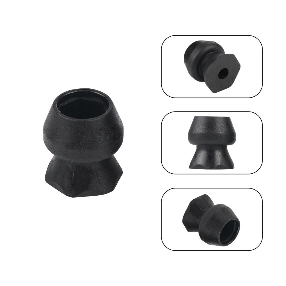 Комплект держателей дверей прицепа, 2 комплекта низкопрофильных резиновых бамперов для держателей дверей, подходит для прицепа RV