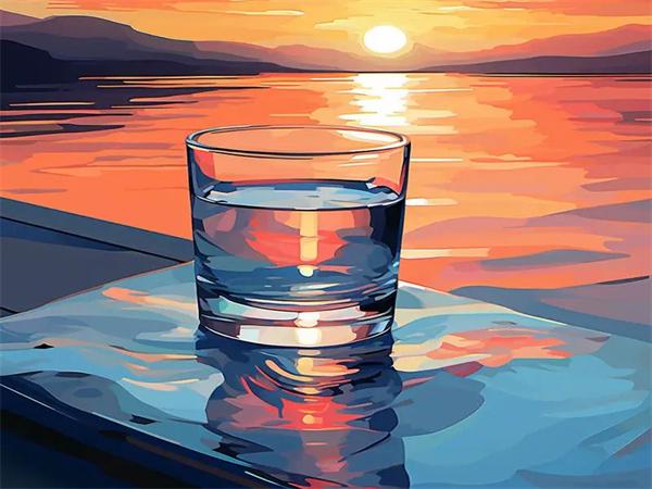 Diamond Painting Kits Sunset Cup Embroidery Mosaic Seaside Landscape Full Square Round Home Decor