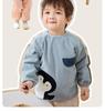 Nidoran 2025 Fleece-Lined Winter Smock for Kids - Anti-Stain and Warm Bib for Boys and Girls