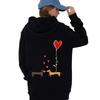 Love Print Couple Sweater Valentine Hooded Jumper Hoodie Hoodie