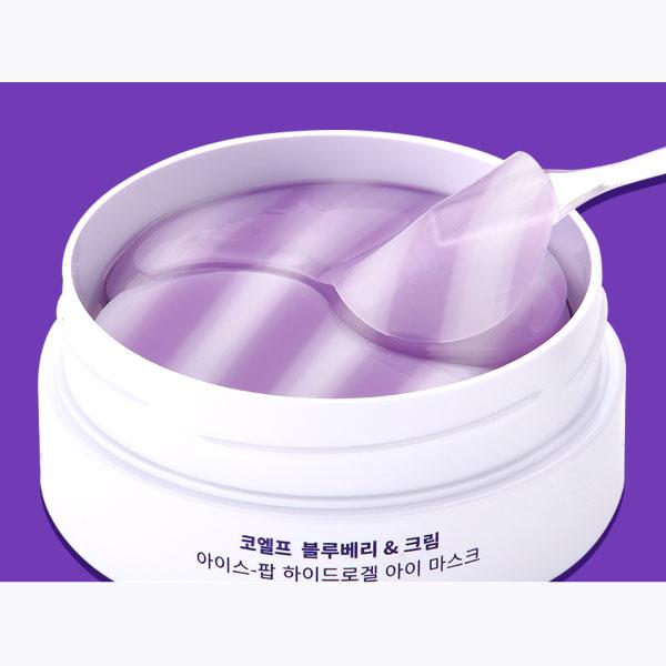 Koelf Blueberry Cream Ice pop Гидрогелевые патчи для глаз