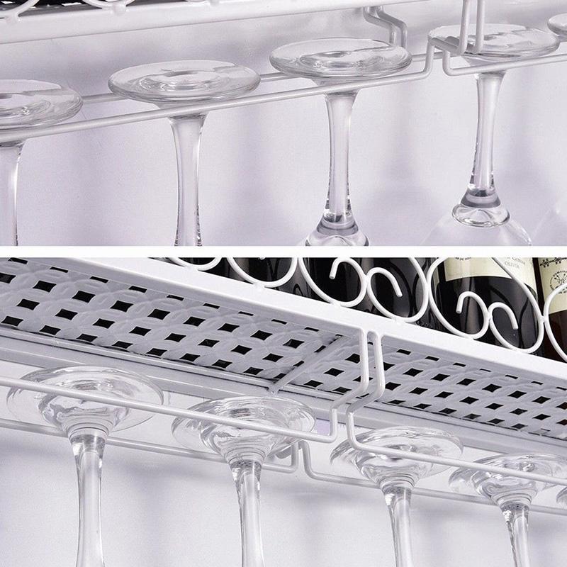 Настенная железная полка для вина, держатель для бутылки шампанского, полки, аксессуары для бара