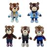 Kawaii Kanye Teddy Bear плюшевая игрушка мультяшная кукла с животными подарки на Рождество и день рождения для детей