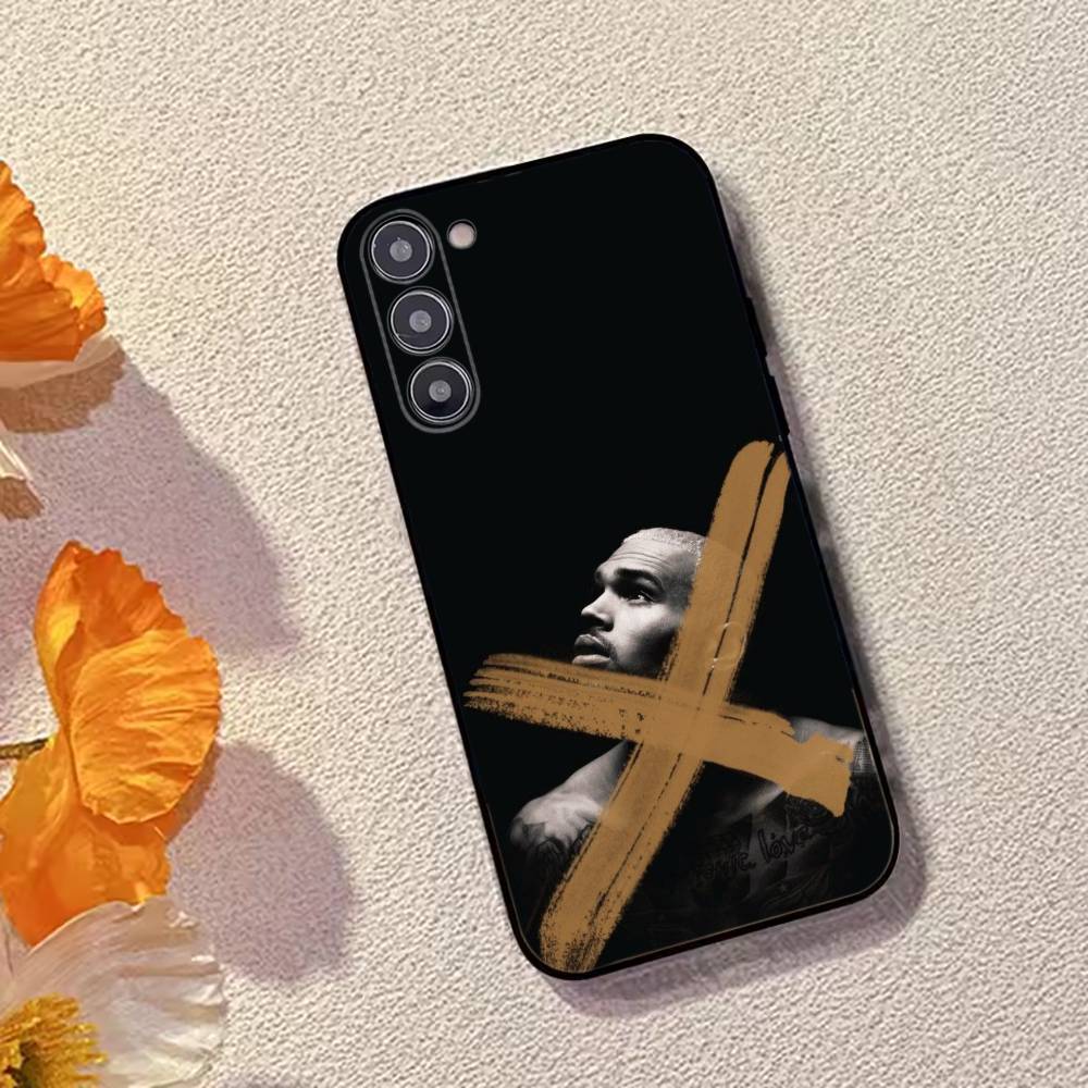 Чехол для телефона R&B-исполнителя C-Chris Brown для Samsung Galaxy A73, A72, A71, A70, A53, A52, A51, Другие, Мягкий Черный Чехол