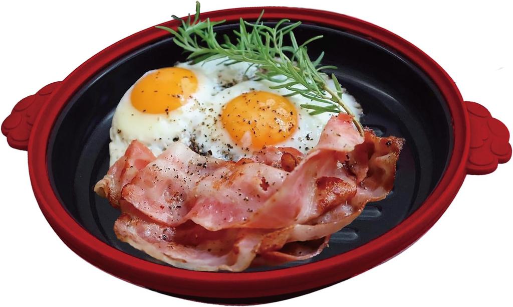 Trade One CHEF Electronic Cooker Easy Cooking In Microwave Microwave Pan Cat Shape Red 70205 "Round"