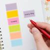 Colored Labels Stickers 500Pcs/set Handwritten Name Sticky Notes Rectangle Moving Labels Adhesive Solid Colors Tags