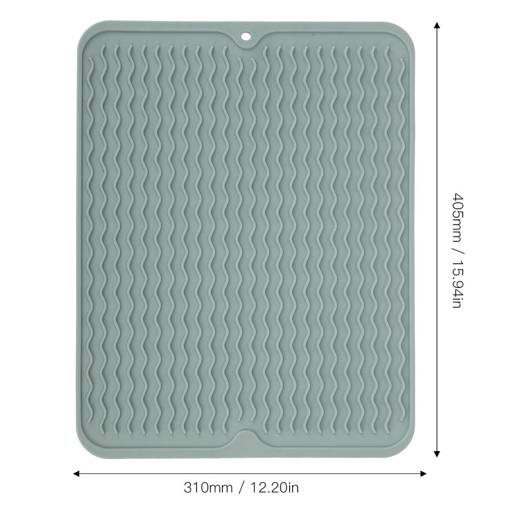 Water Proof Drainage Mat Heat Insulated Dining Pad Portable Table Protector Tabletop