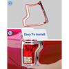 Rear Tail Light Trim Cover 2pcs Tail Light Lamp Cover Guard Trim Frame Compatible with Ford F150 2015-2020 Exterior Accessories Tail Lamp Shell